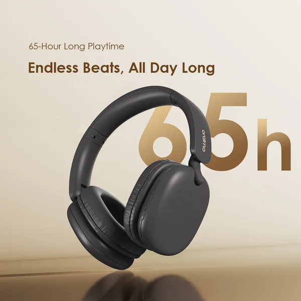Oraimo BoomPop Lite ENC Headphones – Wireless Bluetooth 5.4 | 70H Playtime | Deep Bass | Original Oraimo Headphones Pakistan - Image 4
