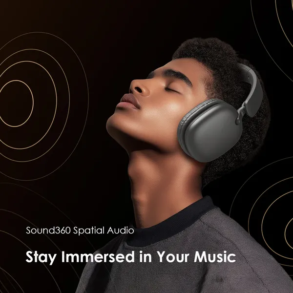 Oraimo BoomPop Lite ENC Headphones – Wireless Bluetooth 5.4 | 70H Playtime | Deep Bass | Original Oraimo Headphones Pakistan - Image 3