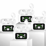 Buds Pro 5 ANC/ENC Wireless Earbuds with 30ms Low Latency – White