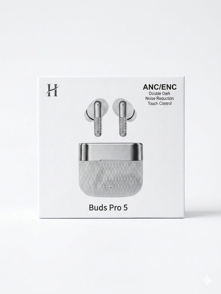 Buds Pro 5 ANC/ENC Wireless Earbuds with Touch Control